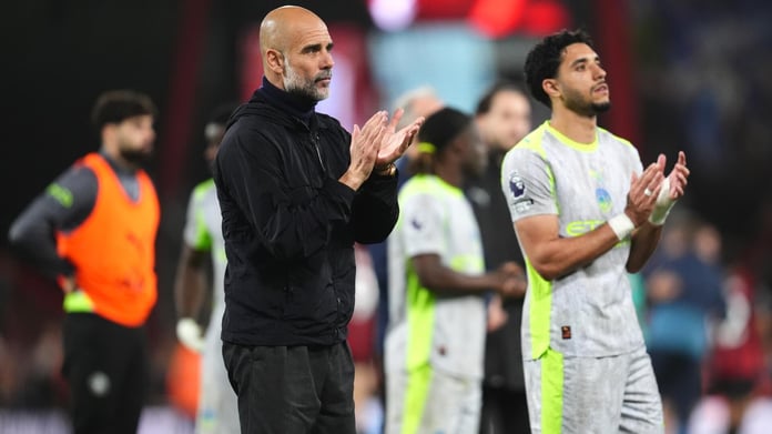 Manchester City players at the Etihad Stadium as John Stones departs for Inter Milan on a free transfer