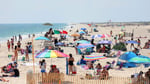 Jones Beach State Park on Long Island where a swimmer was bitten by a sand tiger shark on the Fourth of July weekend 2026
