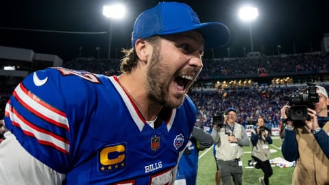 Josh Allen Buffalo Bills quarterback in action during 2026 NFL season