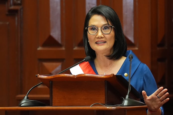 Keiko Fujimori takes the oath of office as Peru's president on July 28, 2026