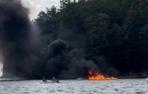 Kenmore Air DHC-3 Otter seaplane crash site near Sucia Island Washington