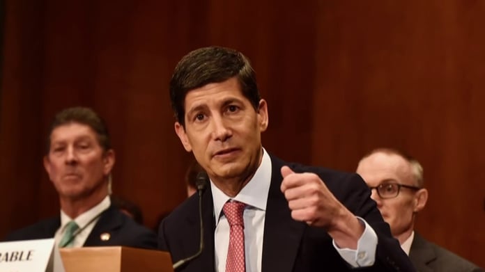 Federal Reserve Chair Kevin Warsh speaks at the July 2026 FOMC press conference after the committee voted to hold interest rates steady