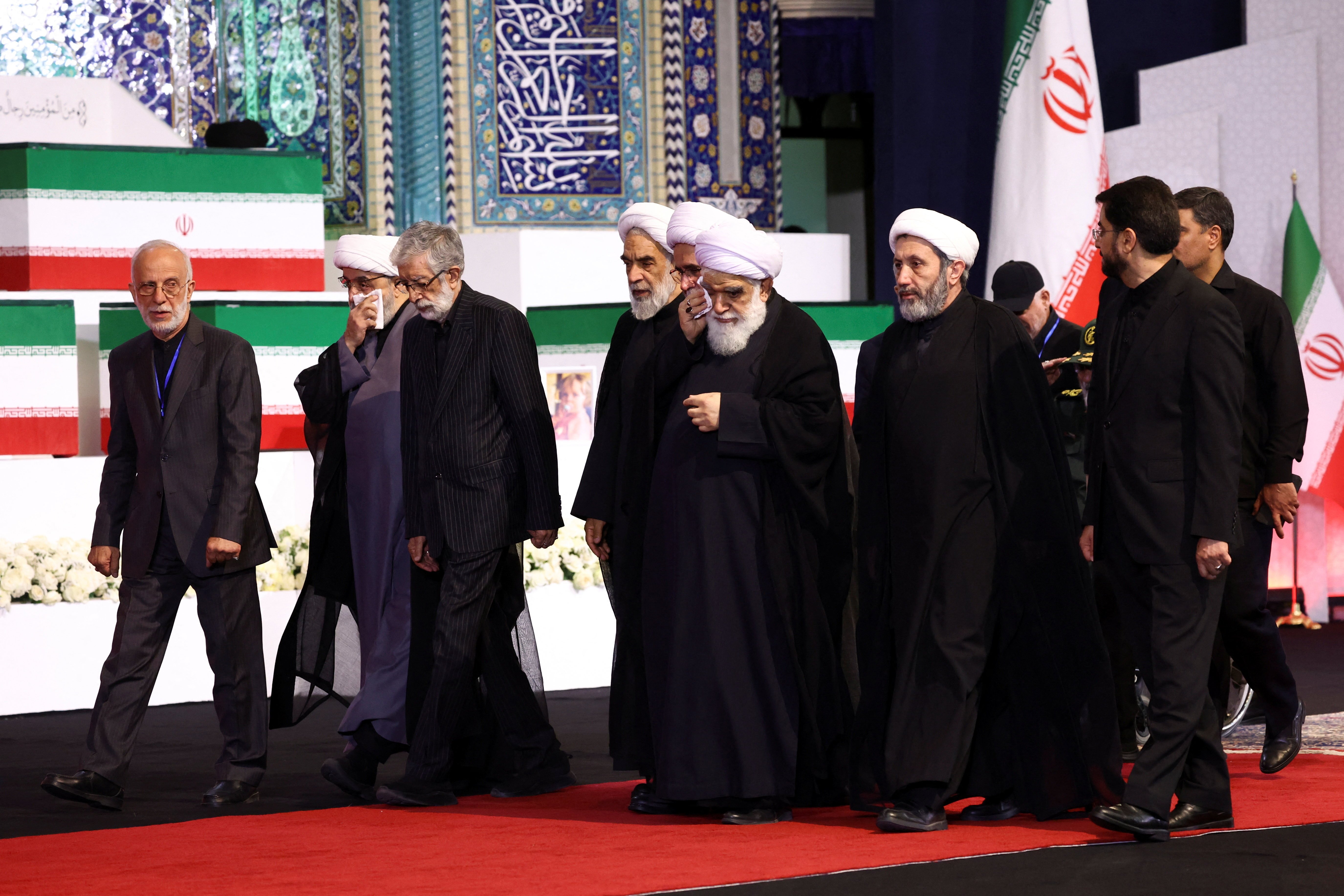Farewell ceremony for Ali Khamenei at Imam Khomeini Grand Mosalla Tehran July 2026