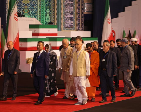 World leaders at Ali Khamenei state funeral in Tehran July 3 2026