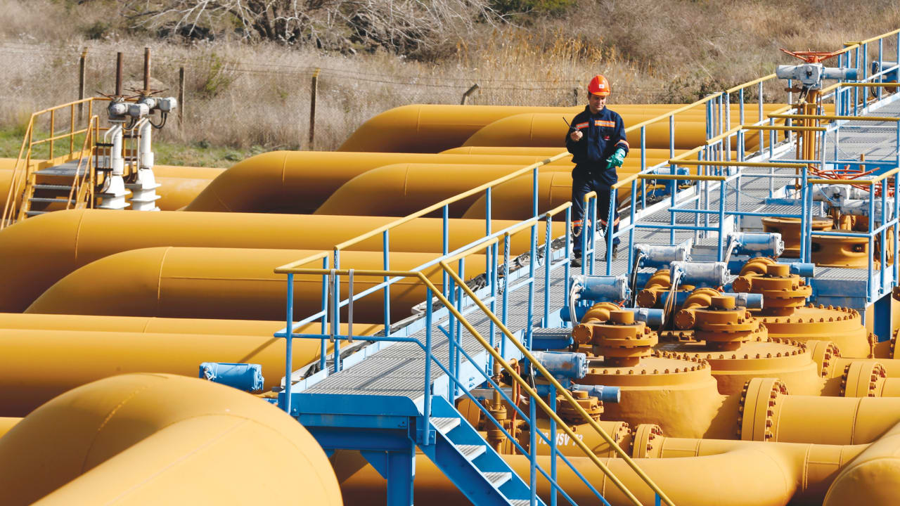 Oil pipeline terminal at Turkey's Ceyhan port representing the broader Kirkuk pipeline infrastructure corridor linking Iraqi oil to the Mediterranean