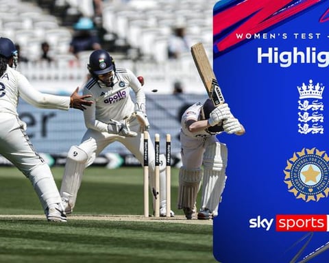 India players celebrate Kranti Gaud's five-wicket haul during the Rothesay Women's Test at Lord's on July 11 2026