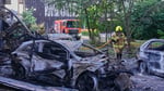 Smoke rising over Kyiv after Russian overnight missile and drone barrage