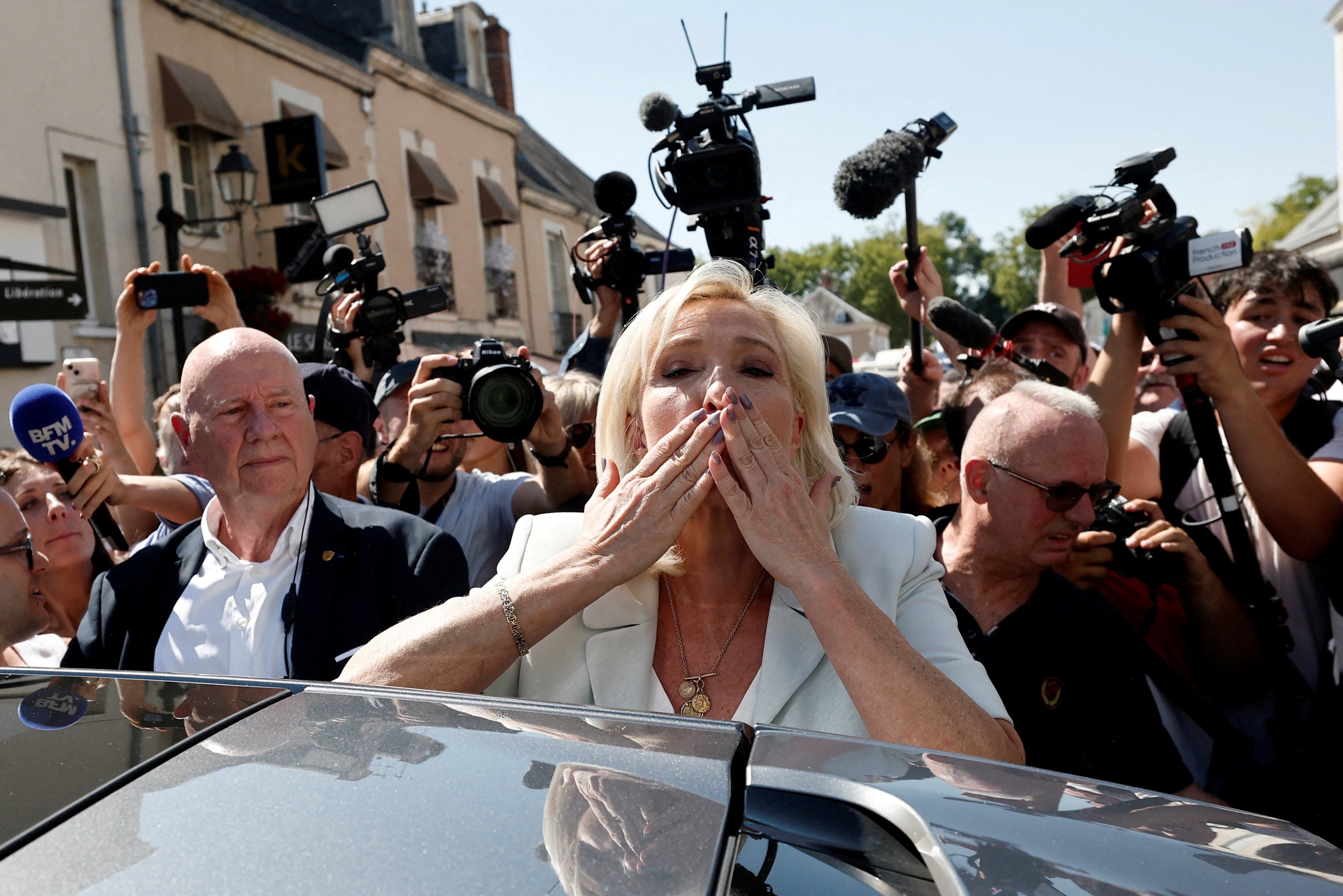 Marine Le Pen announces 2027 presidential candidacy after court reduces eligibility ban