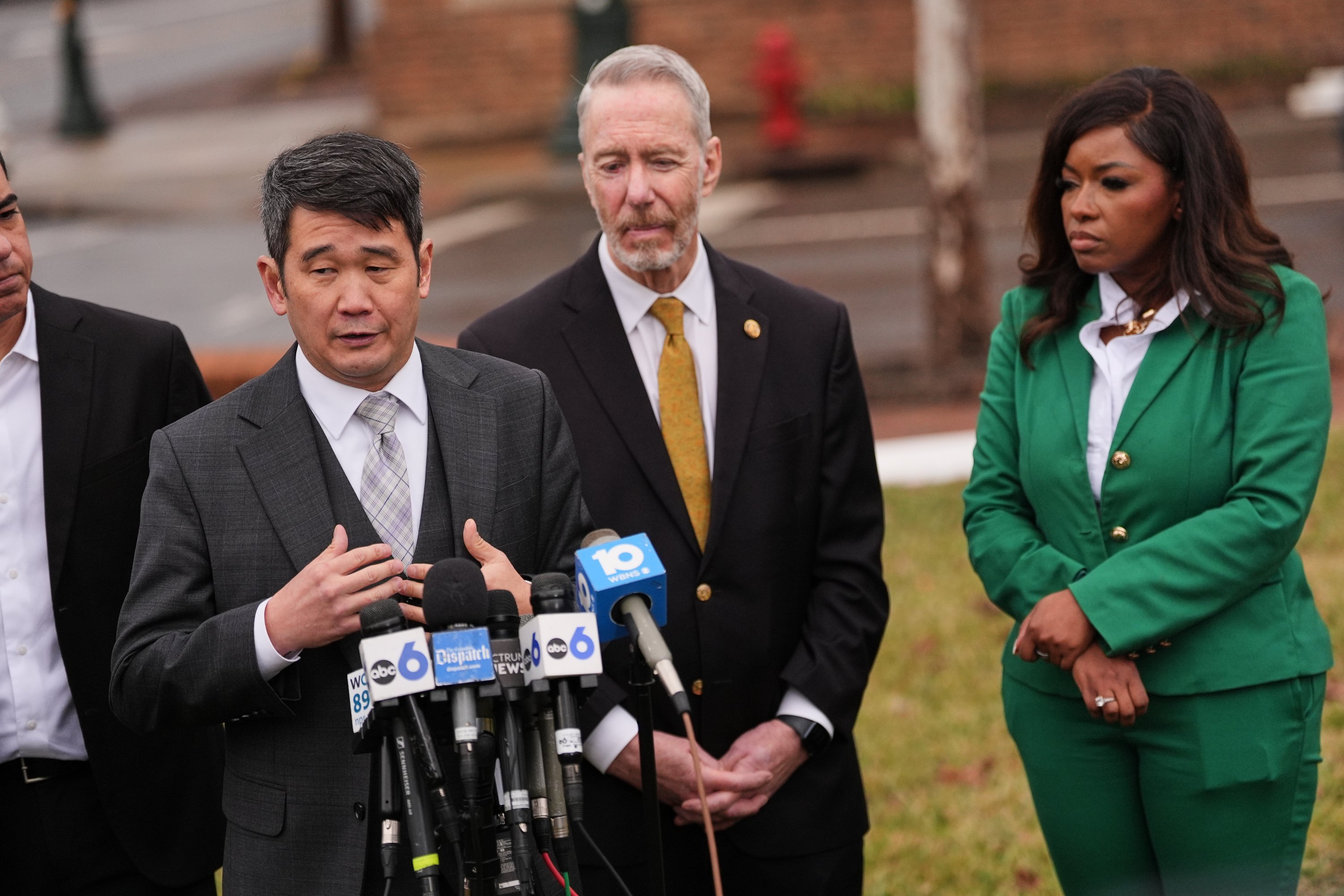 House Democrats hold press conference after Les Wexner congressional deposition in the Jeffrey Epstein case, February 2026