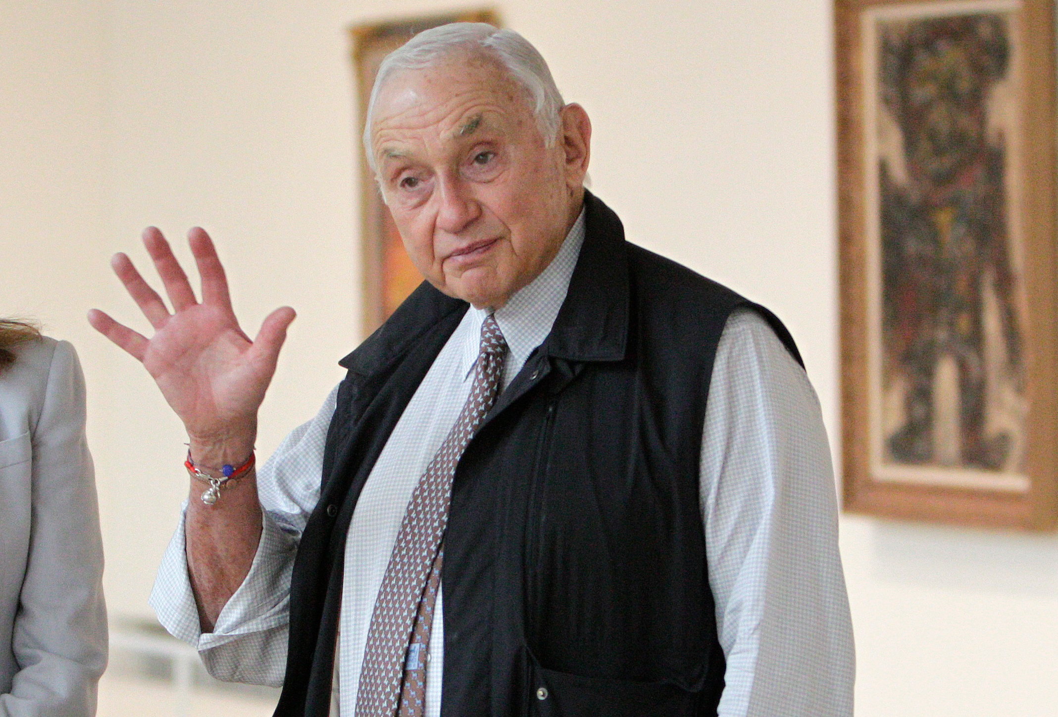 Les Wexner tours the Wexner Center for the Arts in Columbus, Ohio