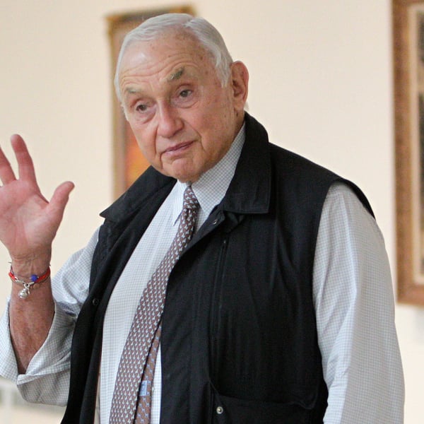 Les Wexner tours the Wexner Center for the Arts in Columbus, Ohio