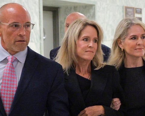 Lesley Groff former Jeffrey Epstein assistant arrives to testify at House Oversight Committee June 2026