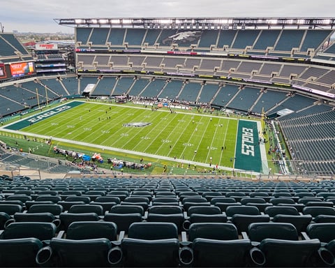 Lincoln Financial Field in Philadelphia, where France beat Paraguay 1-0 in the World Cup round of 16