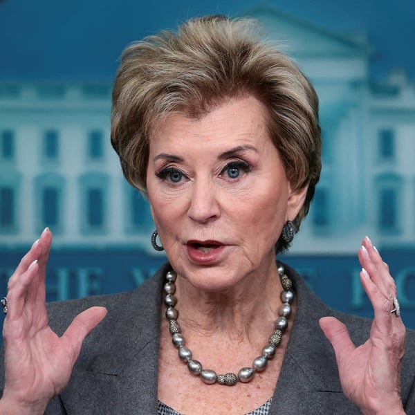 Education Secretary Linda McMahon who terminated the Biden-era SAVE student loan repayment plan