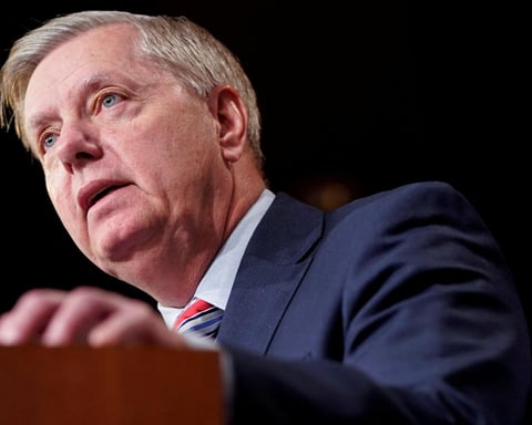 US Senator Lindsey Graham, Republican of South Carolina, who died Saturday at 71 from a sudden illness