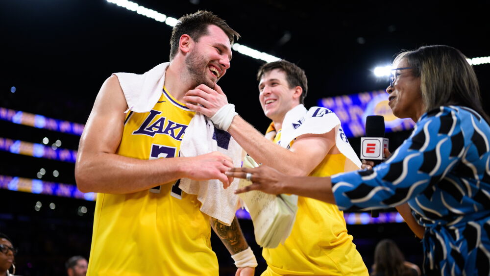 Luka Doncic at Lakers practice, hosting a Slovenia minicamp ahead of the 2026-27 NBA season