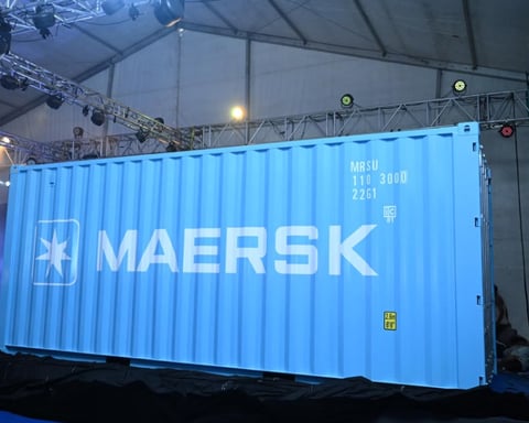 Maersk's first India-manufactured EXIM shipping container unveiled at ICD Dadri
