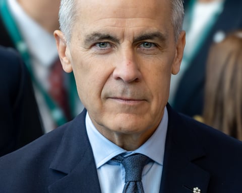 Canadian Prime Minister Mark Carney at a public event, who visited Saudi Arabia in July 2026 for the first Canadian PM trip to the kingdom in 26 years