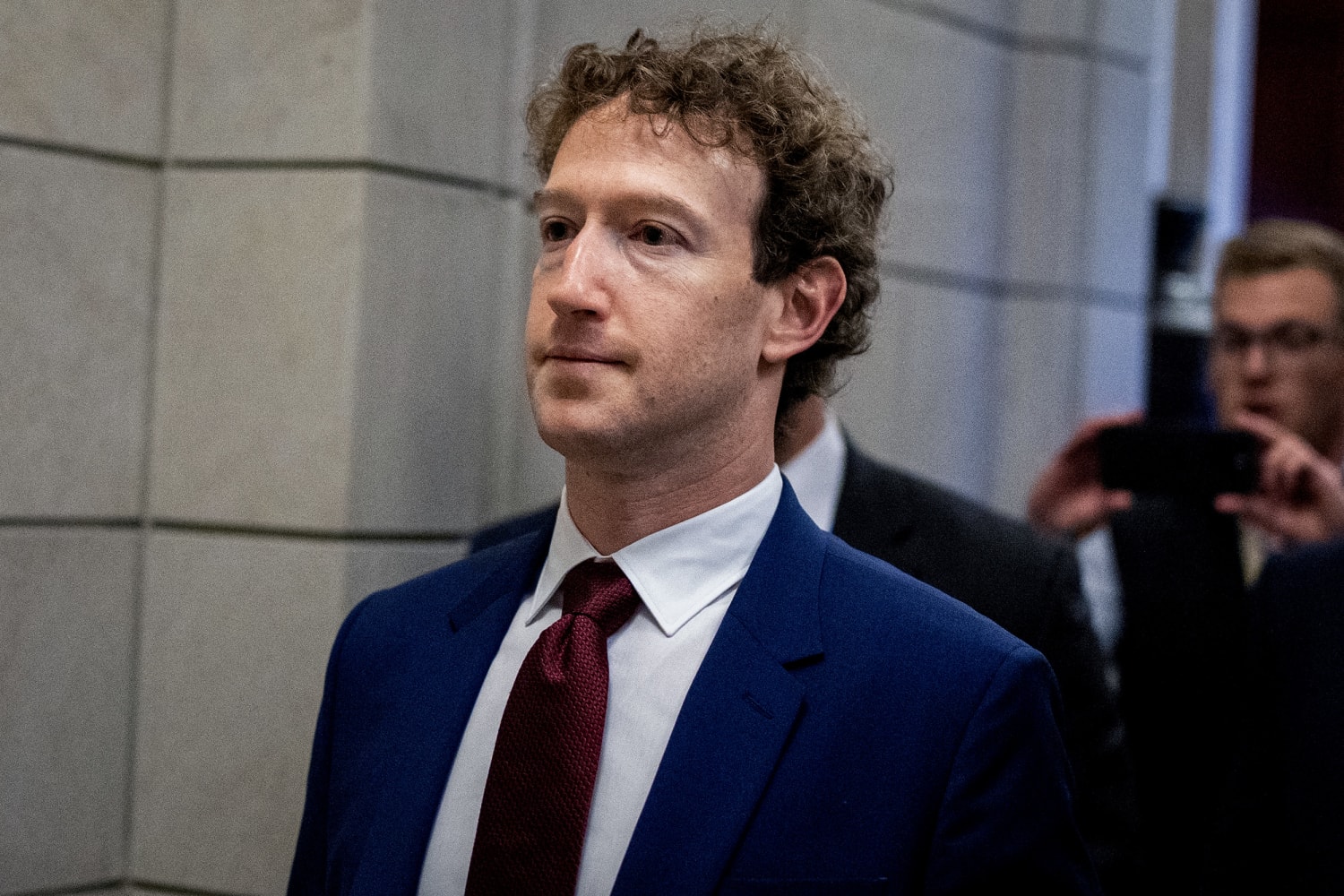 Meta CEO Mark Zuckerberg as the company faces lawsuit over AI-aided layoffs targeting workers on protected leave