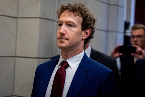 Meta CEO Mark Zuckerberg as the company faces lawsuit over AI-aided layoffs targeting workers on protected leave