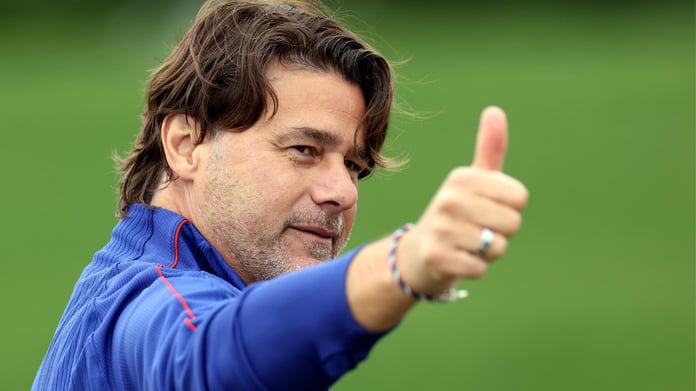 Mauricio Pochettino USMNT head coach on the sideline during the 2026 World Cup