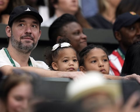Serena Williams in action on Centre Court at Wimbledon 2026