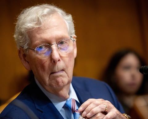 Senator Mitch McConnell at the U.S. Capitol
