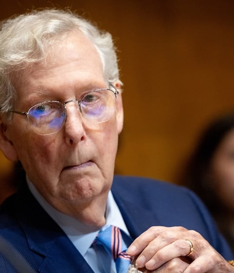 Senator Mitch McConnell at the U.S. Capitol