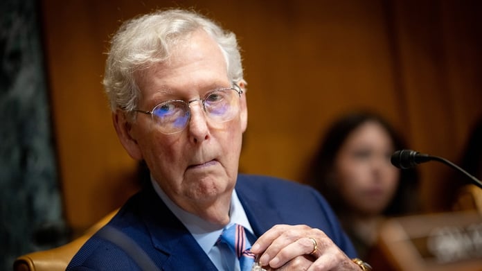 Senator Mitch McConnell at the U.S. Capitol
