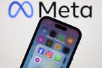 Meta Facebook and Instagram app icons on smartphone screen