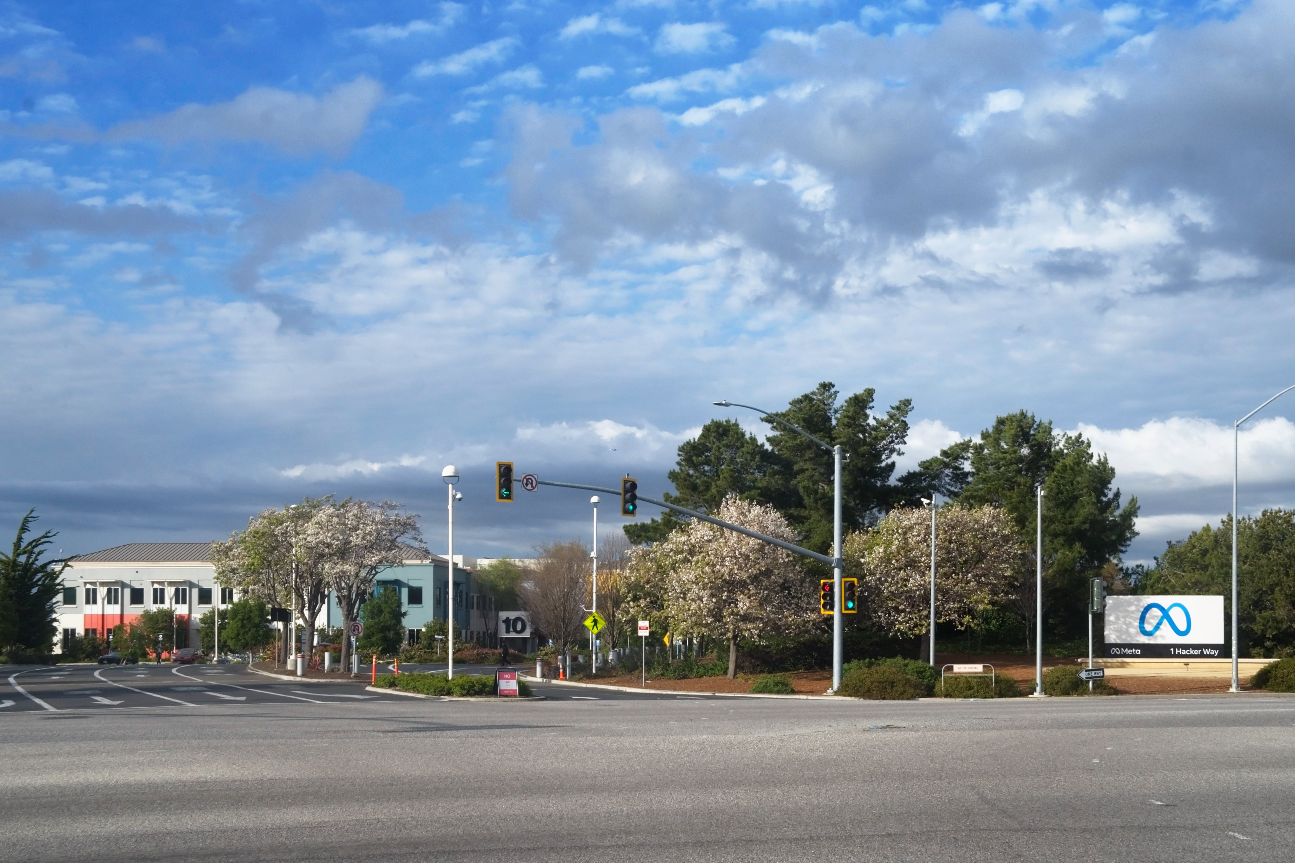 Meta Platforms headquarters in Menlo Park, California, the parent company of Instagram