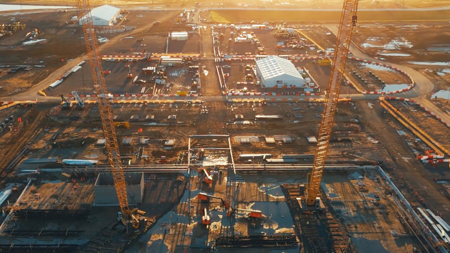Meta data center construction site at Richland Parish, Louisiana, part of the company's $50 billion AI infrastructure investment