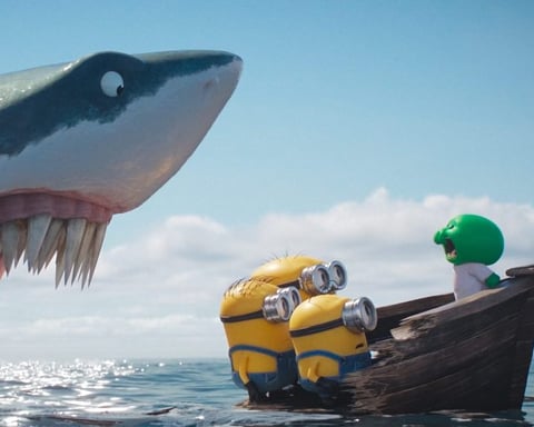 A scene from Illumination's Minions & Monsters