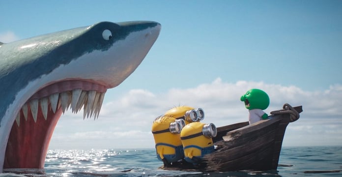 A scene from Illumination's Minions & Monsters