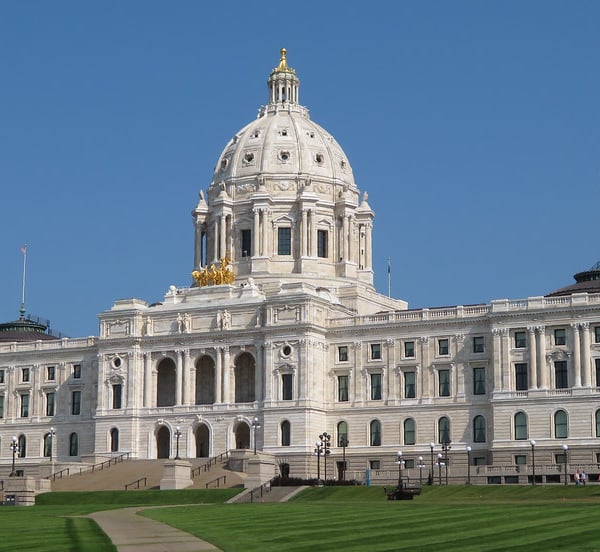 Minnesota State Capitol building in Saint Paul, Minnesota