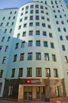 The main building of the Moscow Exchange (MOEX) in central Moscow