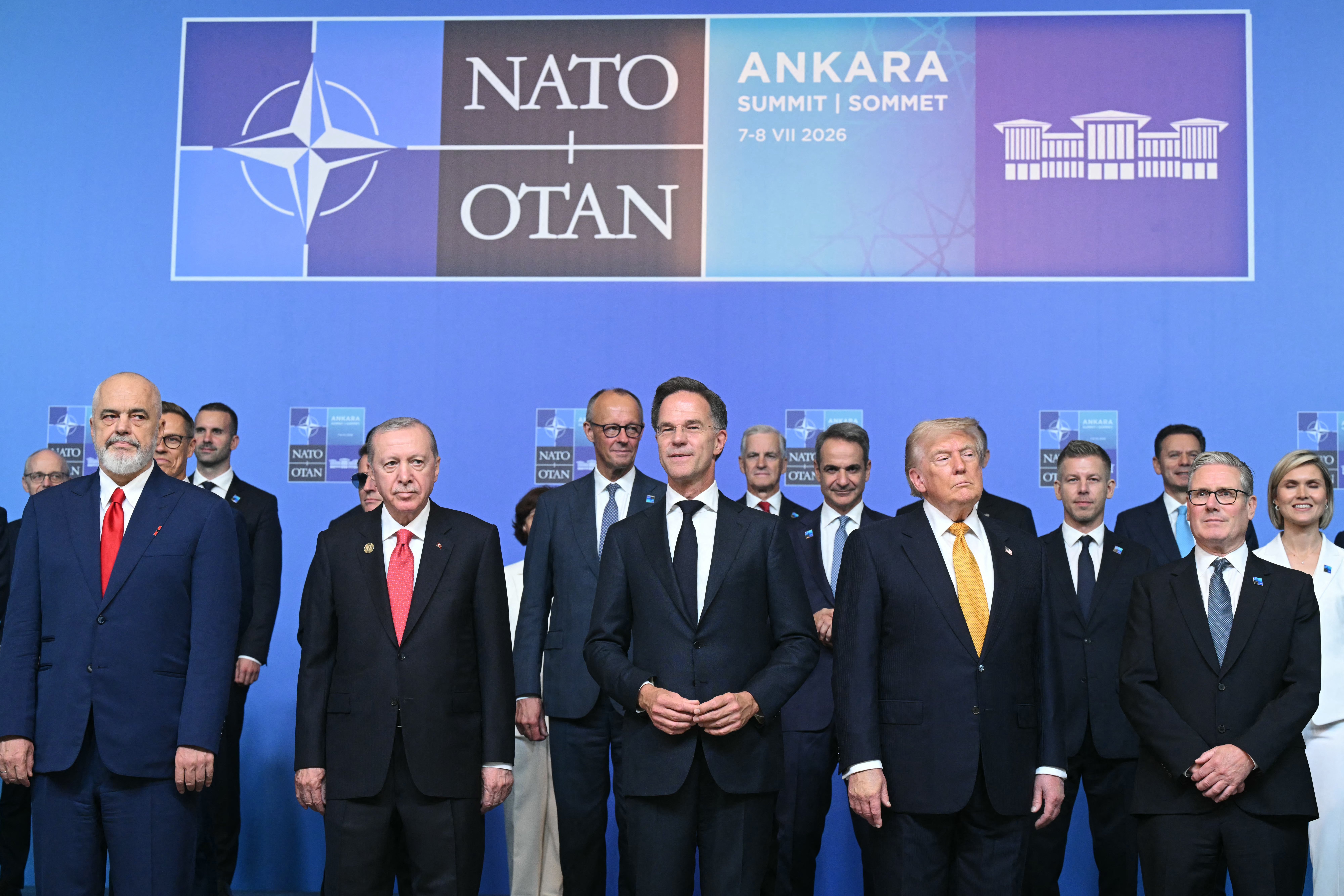 NATO leaders at the 2026 Ankara summit where the alliance pledged 70 billion euros to Ukraine