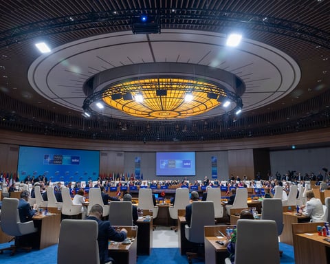 NATO leaders at the North Atlantic Council meeting during the Ankara summit July 8 2026