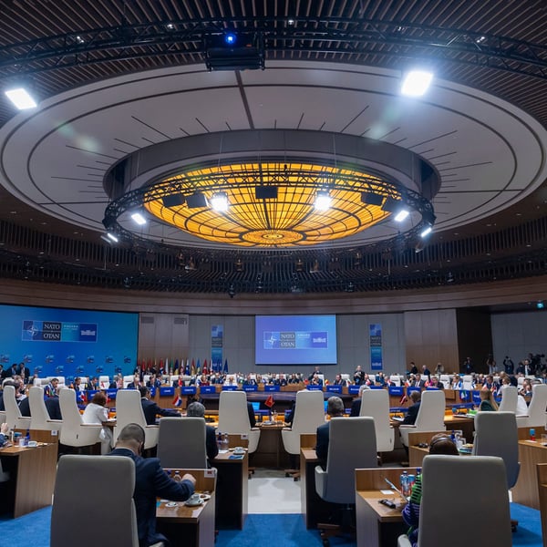NATO leaders at the North Atlantic Council meeting during the Ankara summit July 8 2026