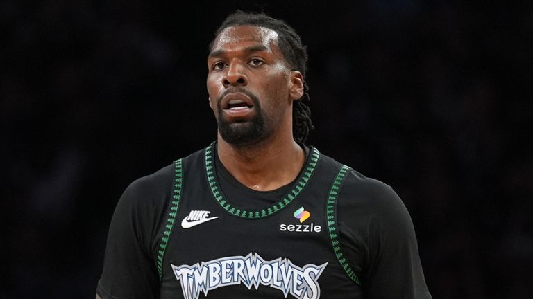 Naz Reid who was traded by the Minnesota Timberwolves to the Charlotte Hornets in the LaMelo Ball deal