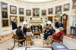 Israeli Prime Minister Benjamin Netanyahu meets US President Donald Trump at the White House July 28 2026