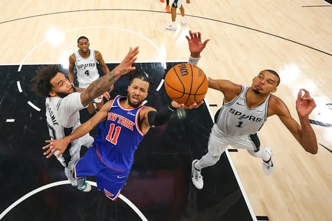 New York sports betting app showing $2.26 billion June 2026 record handle and 43% revenue crash