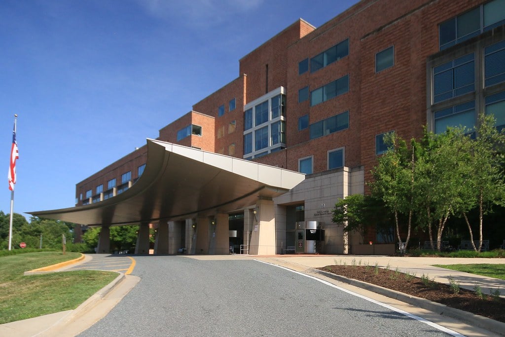The Mark O. Hatfield Clinical Research Center at the National Institutes of Health campus in Bethesda, Maryland