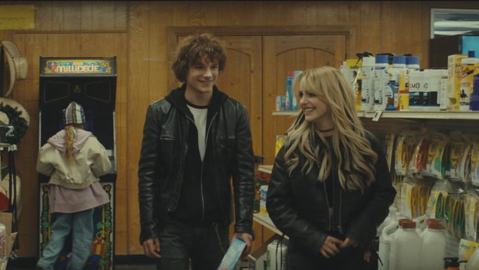 Mason Thames and Mckenna Grace in the 2026 film Nimrods directed by Lee Kirk