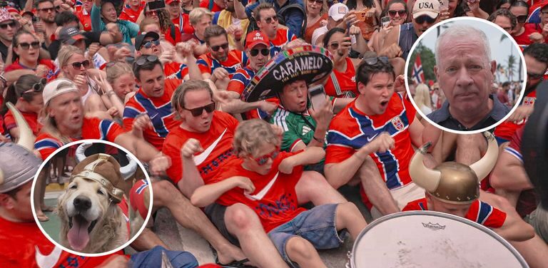 Norway national football team at the 2026 World Cup quarter-final against England at Hard Rock Stadium Miami