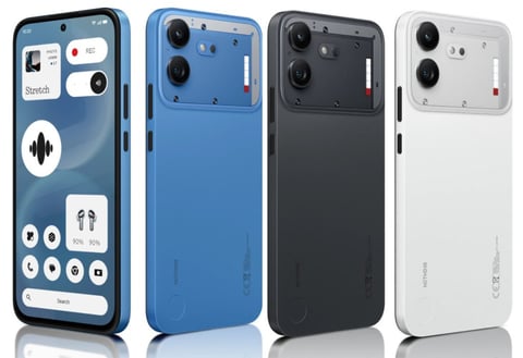Nothing Phone 4b smartphone with 6000mAh battery and Glyph Bar design