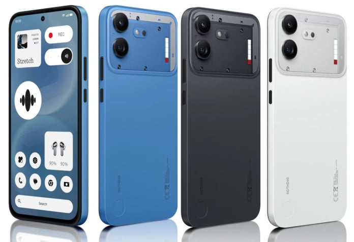 Nothing Phone 4b smartphone with 6000mAh battery and Glyph Bar design