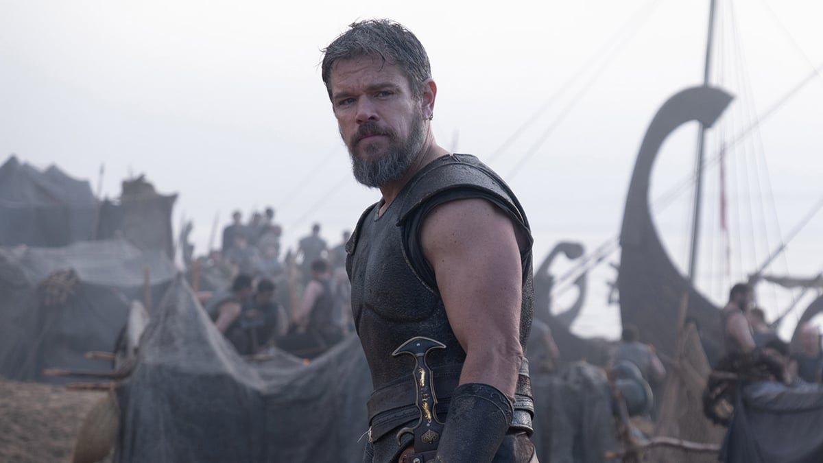 Matt Damon as Odysseus in Christopher Nolan's The Odyssey, Universal Pictures