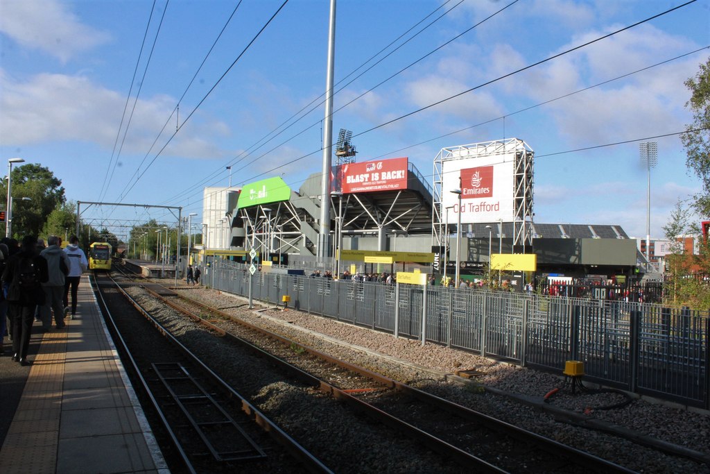 Old Trafford cricket ground in Manchester, where Sooryavanshi made his India debut and Jacob Bethell led England's chase