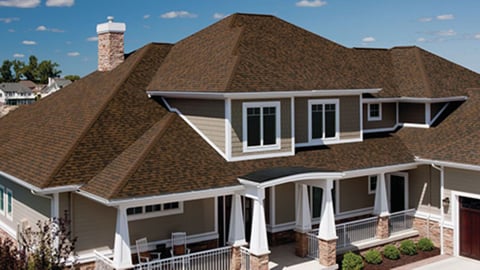 Owens Corning TruDefinition Duration asphalt roofing shingles installed on a residential roof